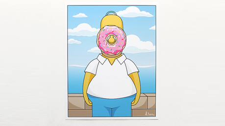 Personne n’aime plus les donuts que… Source : etsy.com/nl/listing/158615517/8-x-10-zoon-van-abraham-art-print