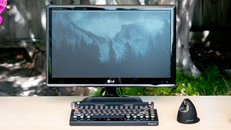 Les bonnes vieilles machines à écrire te manquent mais tu apprécies la praticité l’ordinateur ? Choisis un clavier qwerkywriter !