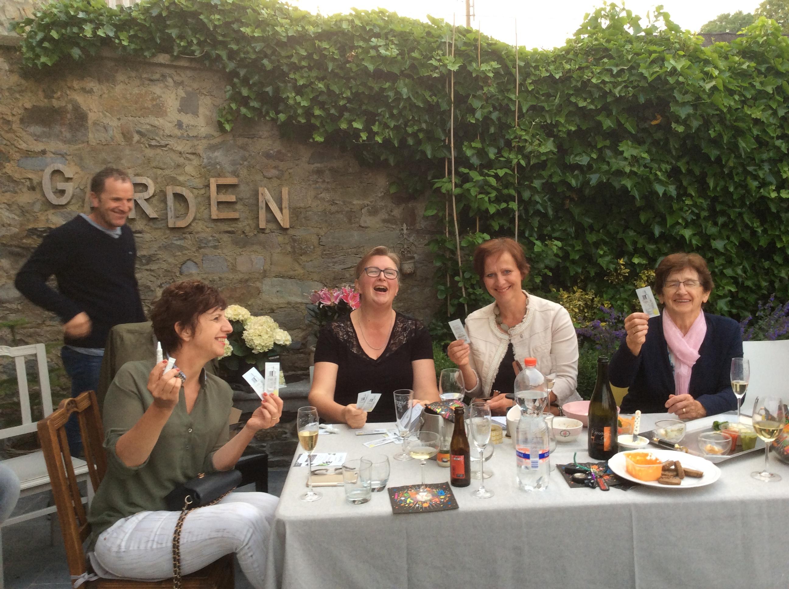 L'Ambassadrice Baya2013 passe un bon moment avec Caudalie Vinoperfect