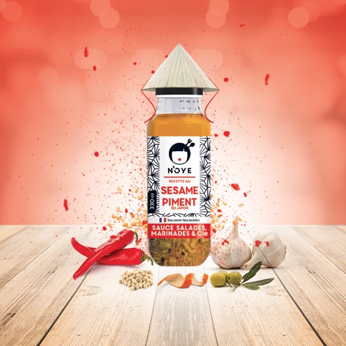 Sauce sésame et piment du japon