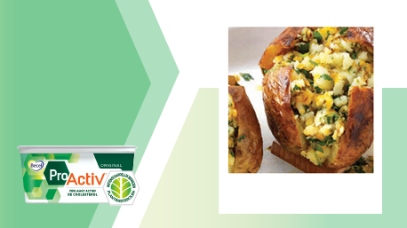 Gepofte aardappelen met Becel ProActiv