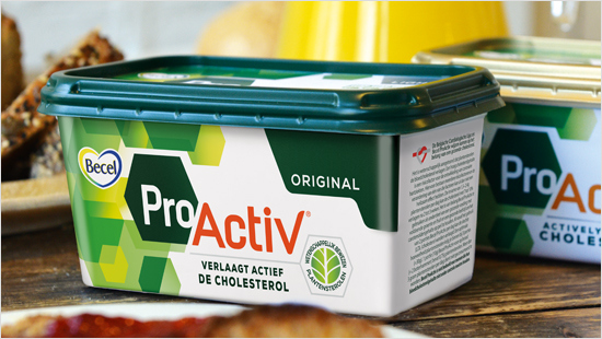Becel ProActiv is een margarine met toegevoegde plantensterolen*, die actief je cholesterol verlagen.