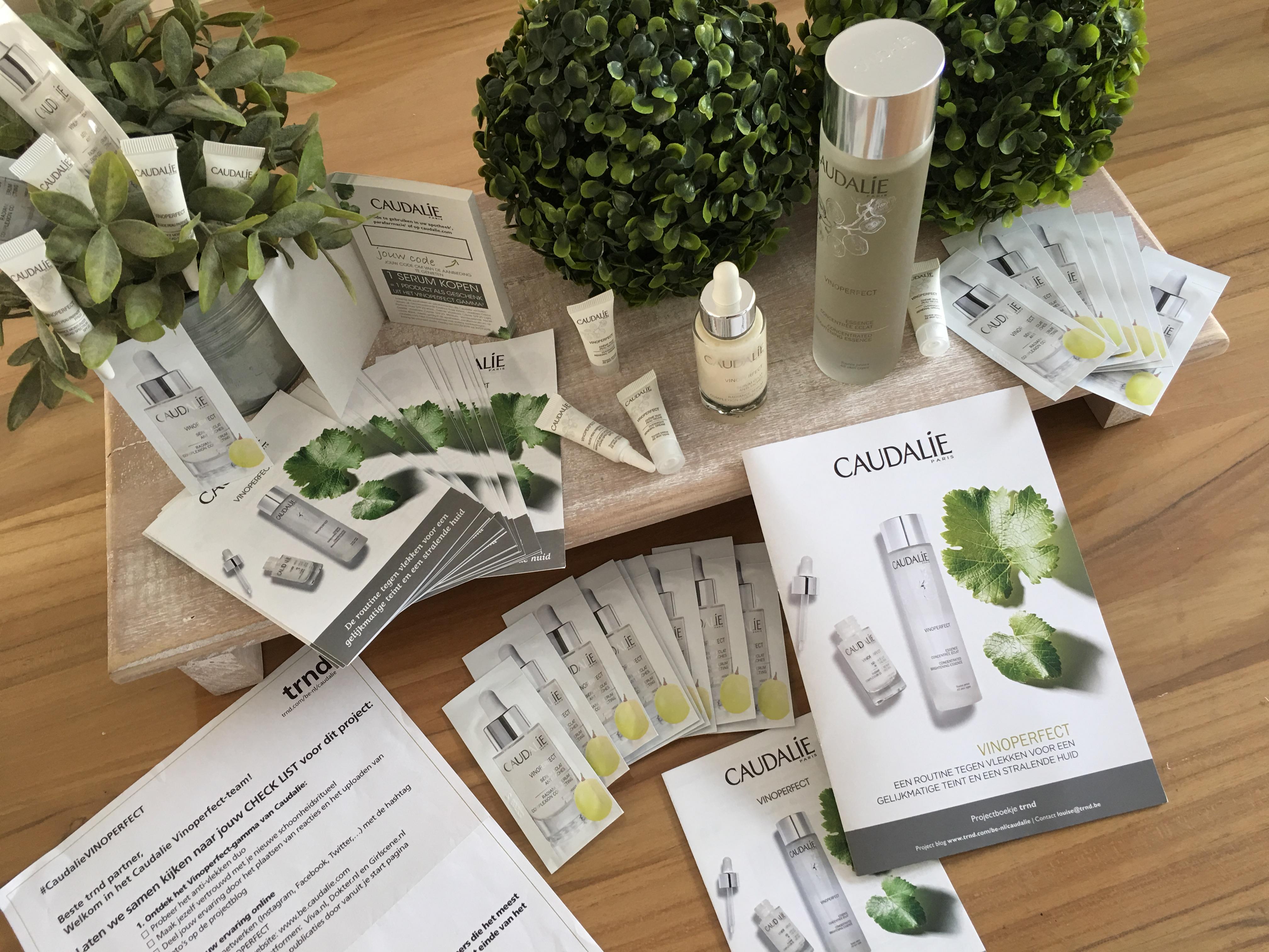Het Caudalie pakketje (foto van trnd-partner zinatjuhh)