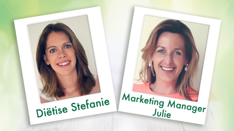 Stefanie en Julie van het team van Yokebe