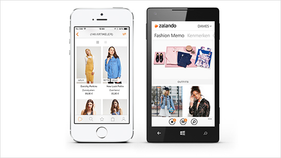 trnd-partners beoordelen de mobile app van Zalando: