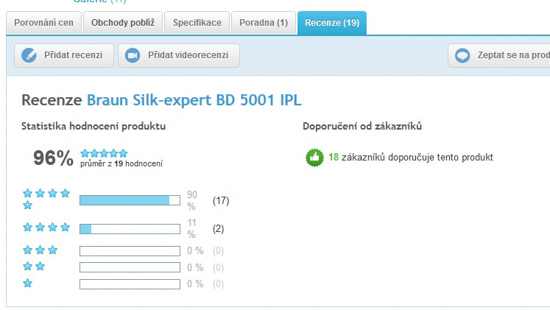 Klikněte na "přidat recenzi". Nebo si troufáte dokonce i na vdeorecenzi? Skvělé!