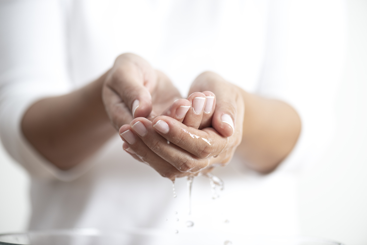 Pokožka plná hydratace