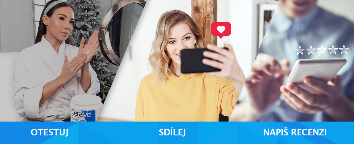 Otestuj, sdílej, napiš recenzi!