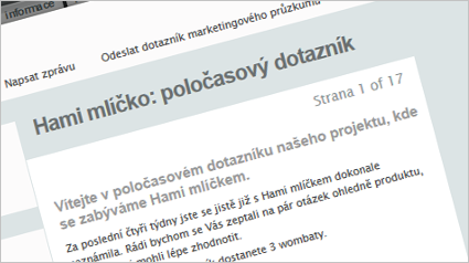 poločasový dotazník