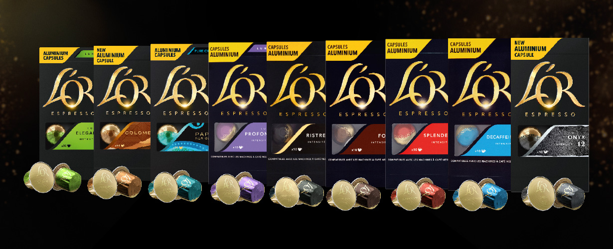 ...které jsou jen zlomkem ze široké škály kvalitních kávových kapslí L'OR.