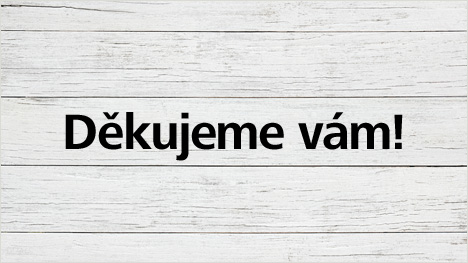 Moc vám děkujeme za krásný projekt, který by bez vás nemohl nikdy vzniknout!