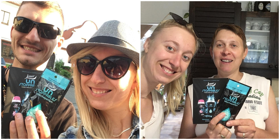 trnd-partnerka zizzulka nadšeně předává vzorečky