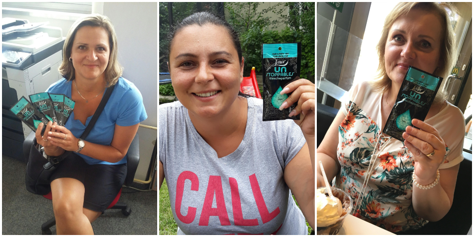 a rozdávali vzorky svým přátelům a rodině jako Miska2609, anulinkak a Werulinecka007