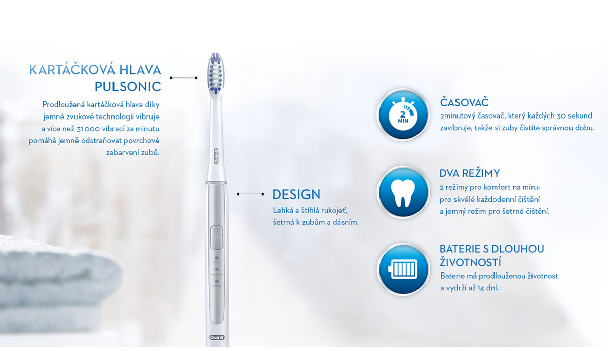 Nová kartáčková hlava Pulsonic