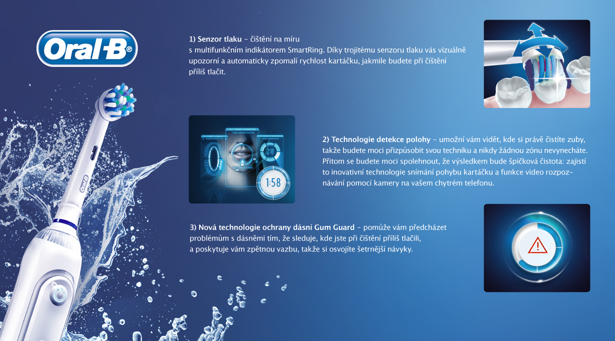 ... seznamte se s moderními technologiemi, kterými kartáček disponuje ...