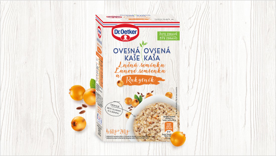 V tomto projektu společně objevíme výtečnou ovesnou kaši s rakytníkem od Dr. Oetkera.