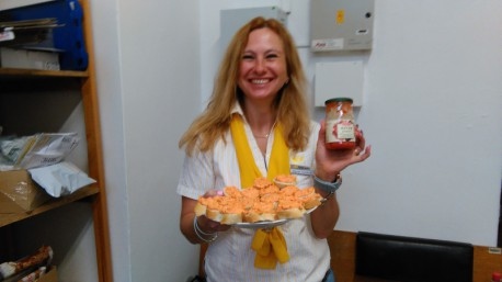 ...dostalo se i na ochutnávky v práci a v rodině...