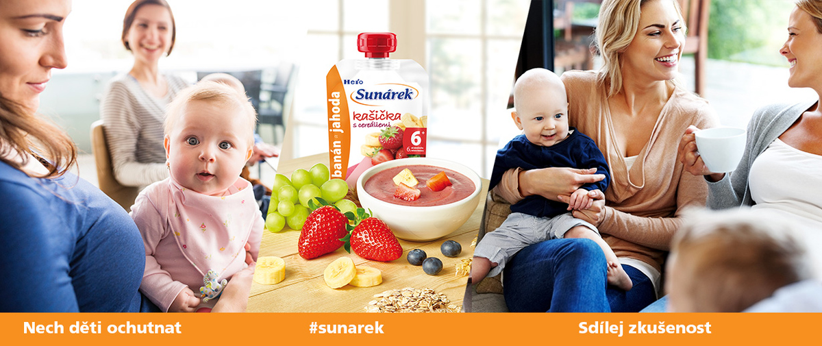 Nech děti ochutnat Sunárek a sdílej zkušenost s ostatními!