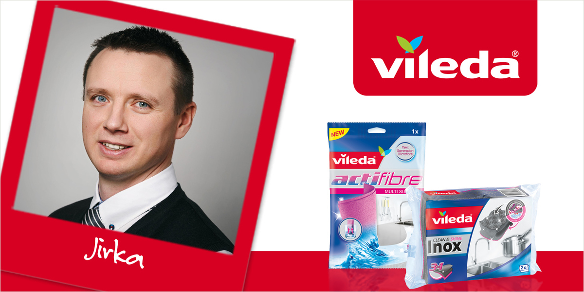 Uvítání od Jirky v projektu Vileda