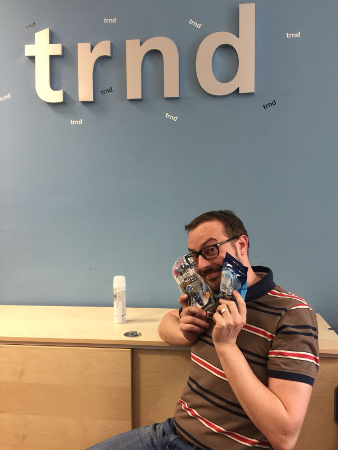 Nadšení před holením :)