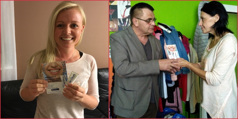 A došlo i na předávání vzorečků.