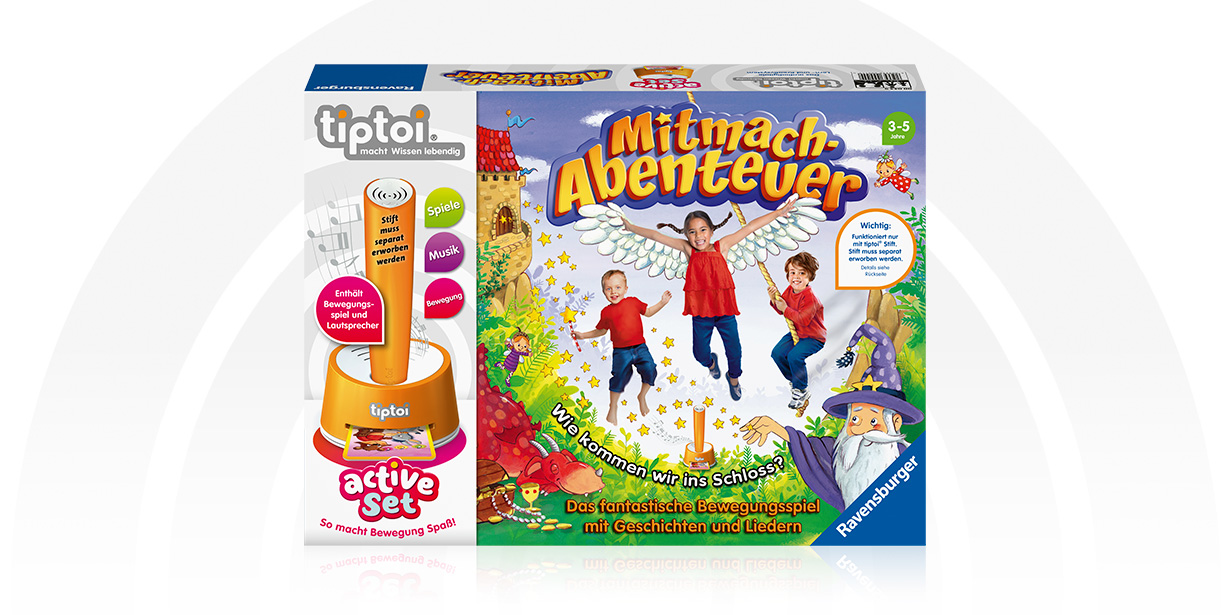 Zauberhaft interaktives Bewegungsspiel von tiptoi®