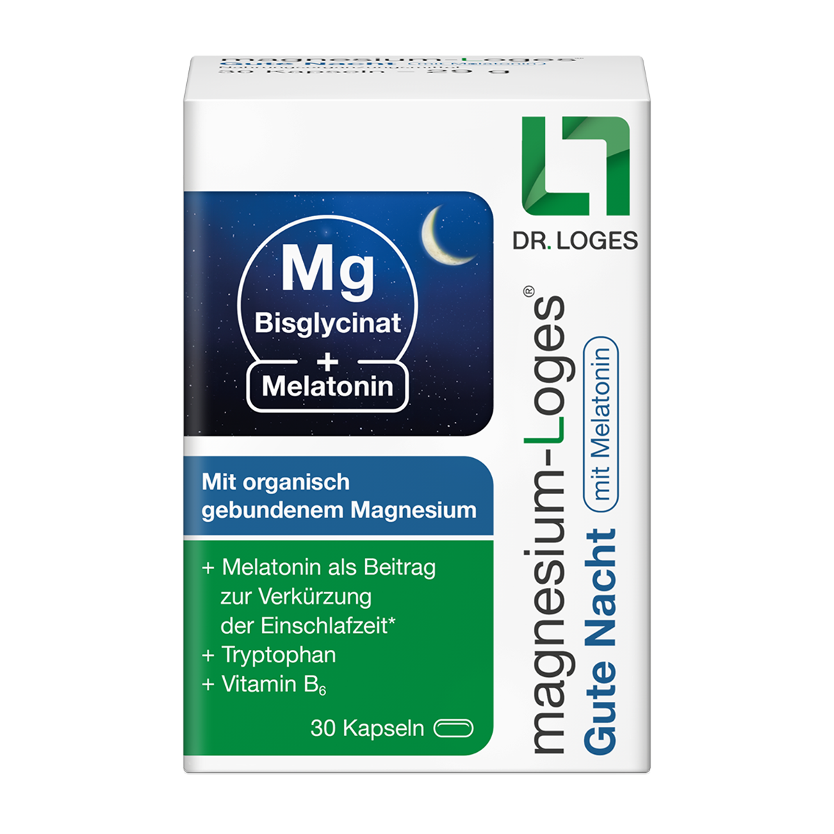magnesium‑Loges Gute Nacht mit Melatonin