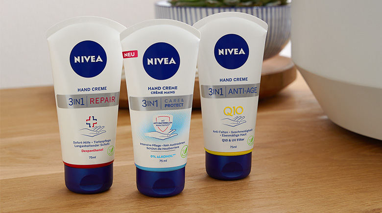 NIVEA 3in1 Care & Protect Hand Creme