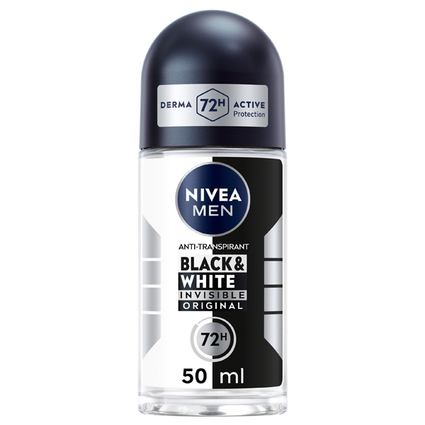 NIVEA MEN Black & White Invisible Power Anti-Transpirant Roll-on