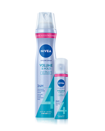NIVEA Volume & Hold Styling Spray + NIVEA Volume & Hold Styling Spray Mini