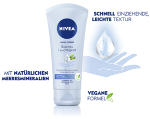 NIVEA Handcreme Express Feuchtigkeit