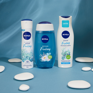 NIVEA Ocean Feeling Pflegedusche, Deo und Shampoo