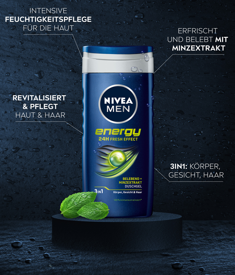 NIVEA MEN Energy Duschgel