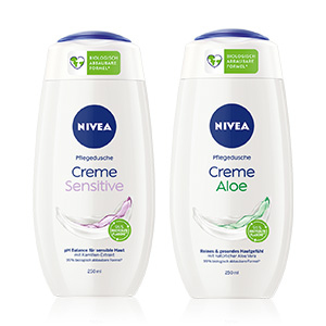 Nivea Creme Sensitive und Nivea Creme Aloe