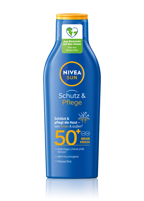 NIVEA SUN Schutz und Pflege Sonnenmilch 200 ml LSF 50+