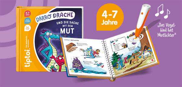 tiptoi® Buch „Darro Drache und die Sache mit dem Mut“