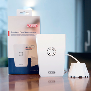 Der neue ABUS Smartvest Wassermelder.