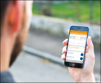 Die ABUS Smartvest App für Smartphones und Tablets.