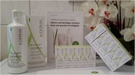 A-DERMA Exomega Startpaket im trnd-Projekt.