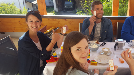 ... und sorgte für viel Gesprächsstoff in großer Runde.