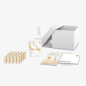 Die trnd-Partner Ausstattung im Projekt mit A-DERMA Protect.