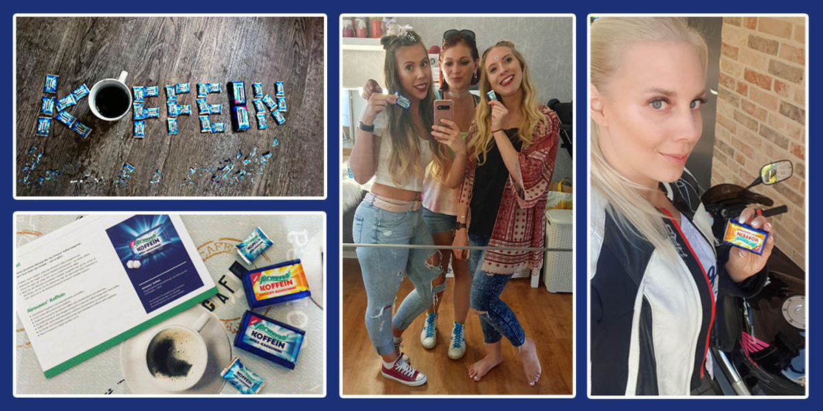 Wir machen Airwaves Koffein bekannt.