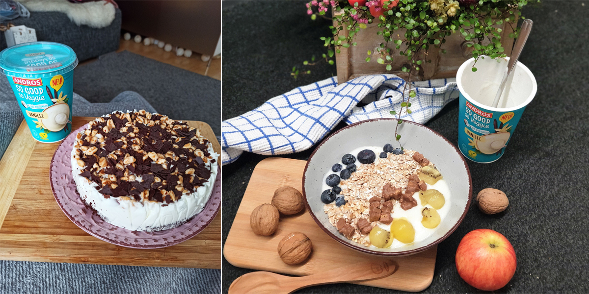 Andros SO GOOD So Veggie Joghurt-Alternative - Rezepte