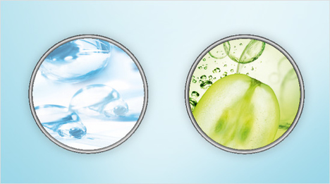 Die enthaltenen Aktivstoffe, die pflanzliche Hyaluronsäure und der Traubenextrakt, versorgen die Haut 24 Stunden lang optimal mit Feuchtigkeit und bieten intensiven Schutz.