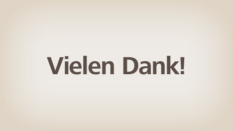 Vielen Dank für das tolle Projekt mit Euch!