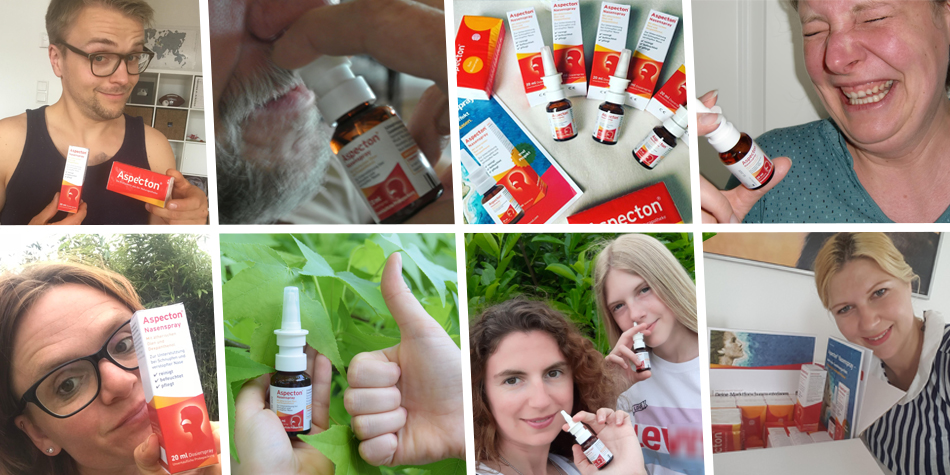 Unsere Highlights mit dem Aspecton Nasenspray.