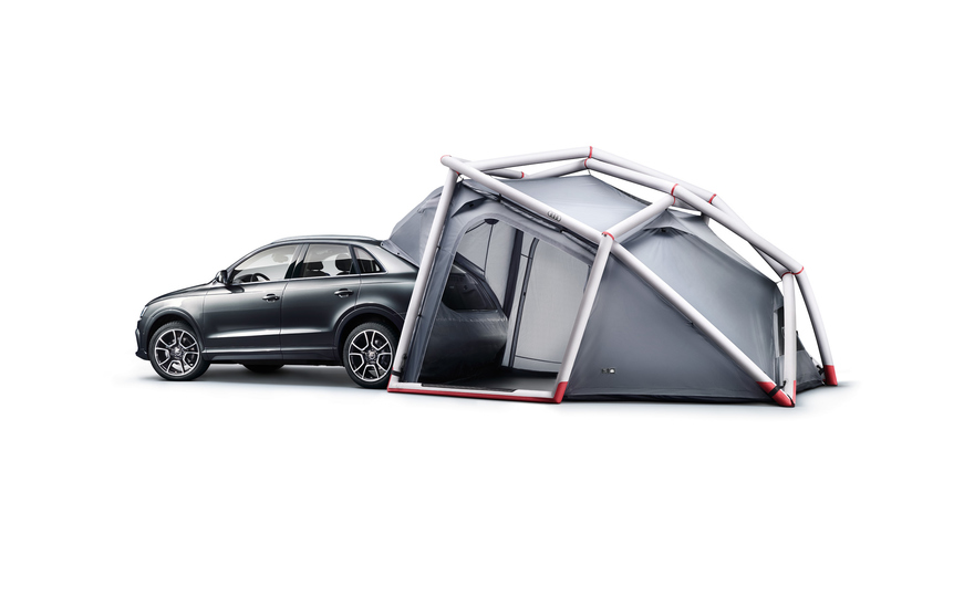 Durch eine entsprechende Schleuse kann es an die Audi Q-Modelle gekoppelt werden.