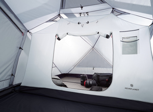 Das Campingzelt im Überblick.