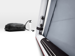 Das Campingzelt im Überblick.