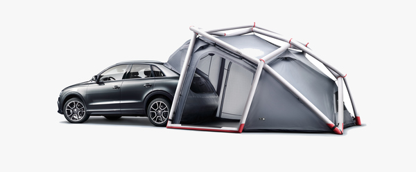 Das Campingzelt im Überblick.